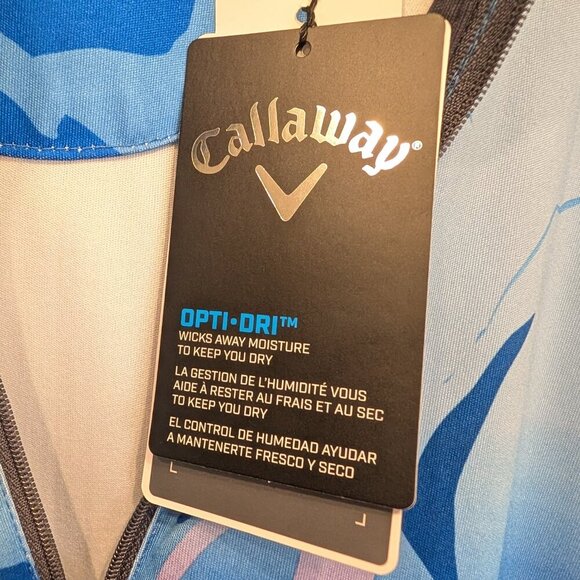 Callaway OPTI-DRI Golf Dress Abstract Print Golf Tennis Athleisure - Size M - Picture 6 of 6